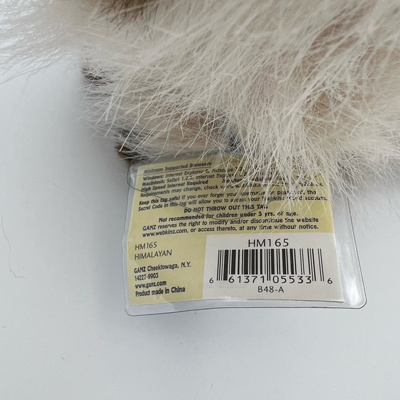 Siamese Cat Plush Toy - Cream and Brown - Picture 5 of 6